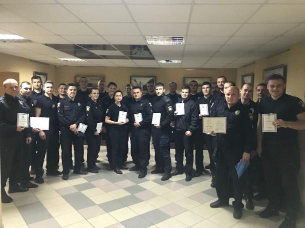 Підвищення кваліфікації інспекторів патрульної поліції  на Прикарпатті